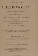 Edward Heron-Allen, A Manual of Cheirosophy, 1892; illustrations by Rosamund Brunel Horsley. Page -.